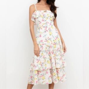 NWT Anthropologie Yumi Kim San Juan Mulberry Ivory Eyelet Dress